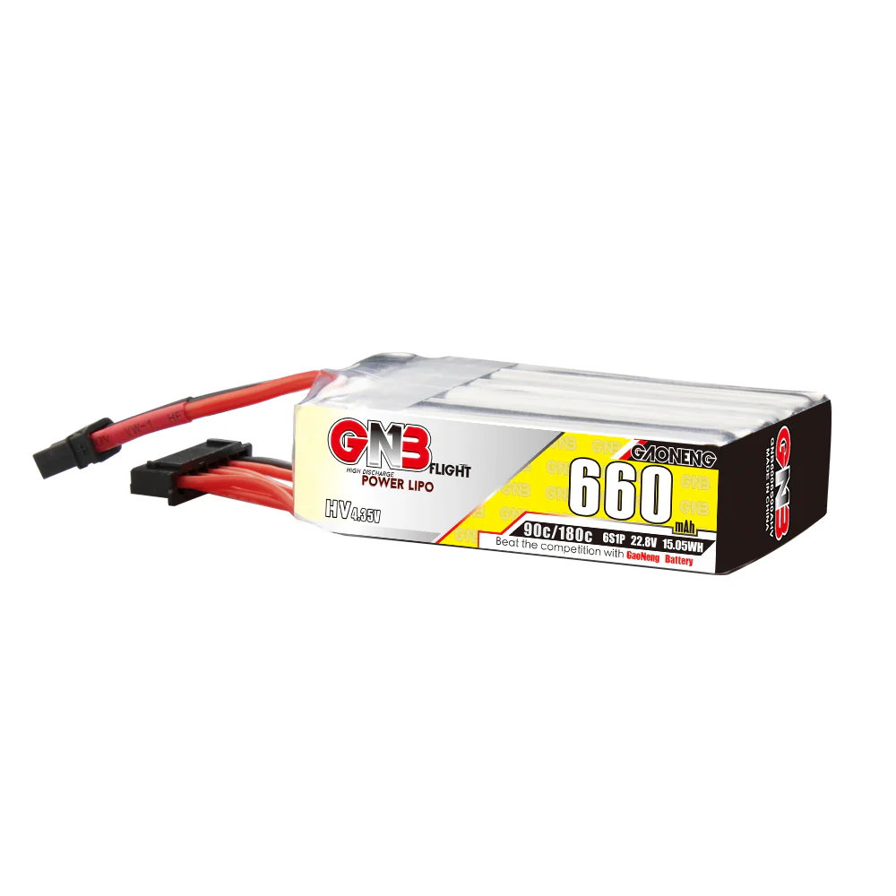 Gaoneng GNB 6S 660MAH 90C HV Li-Po Battery - XT30 - Image 4