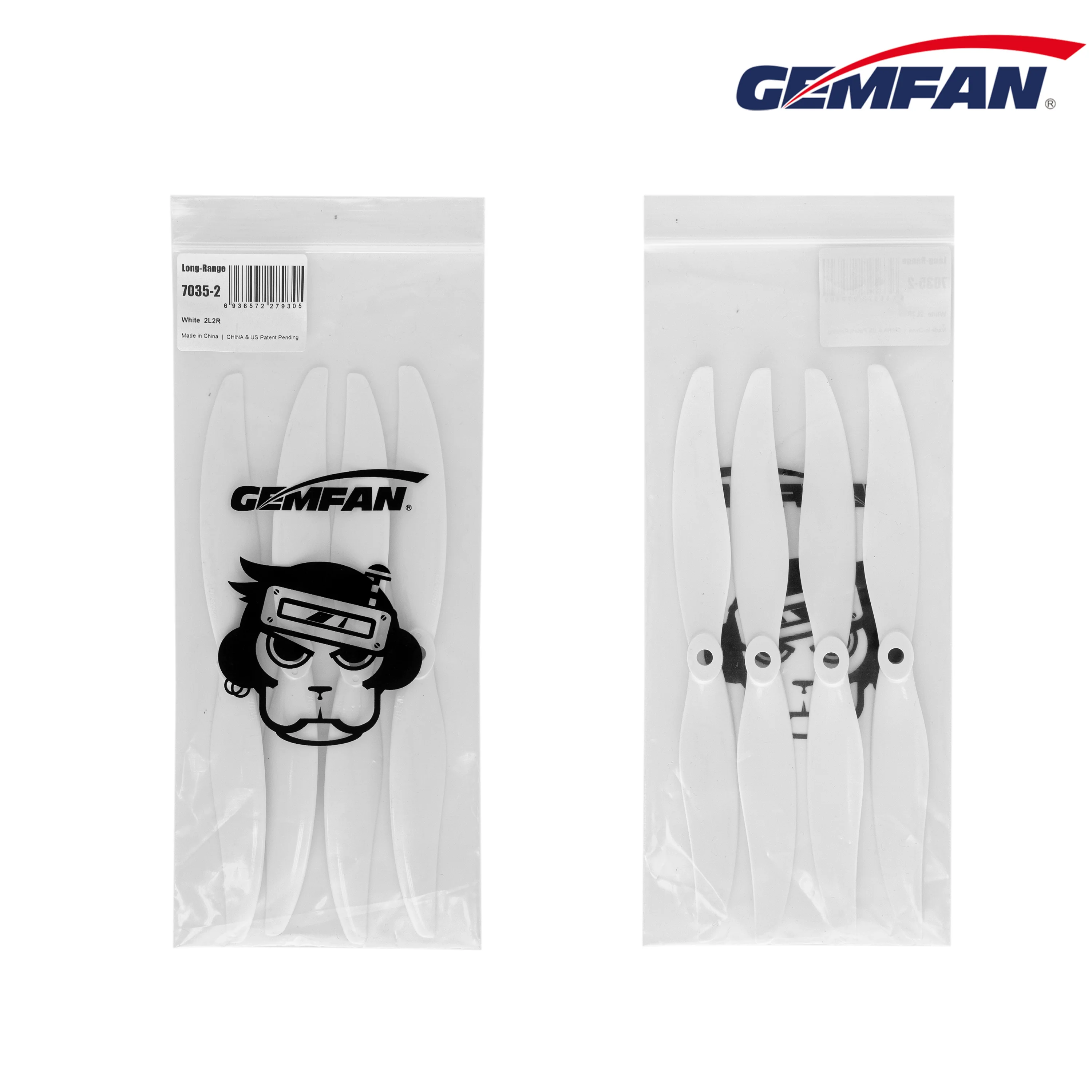 Gemfan LR7035 7x3.5x2 Bi-Blade 7" Propeller - Choose Your Color - Image 3