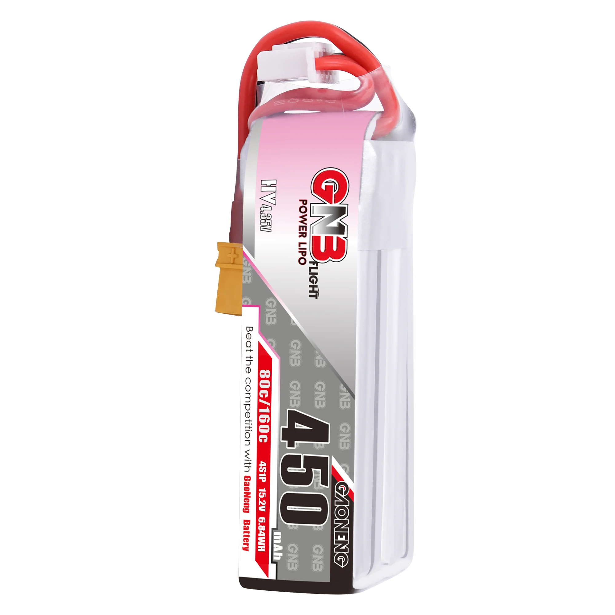 Gaoneng GNB 4S 450mah HV 80C XT30 Lipo Battery - Image 3