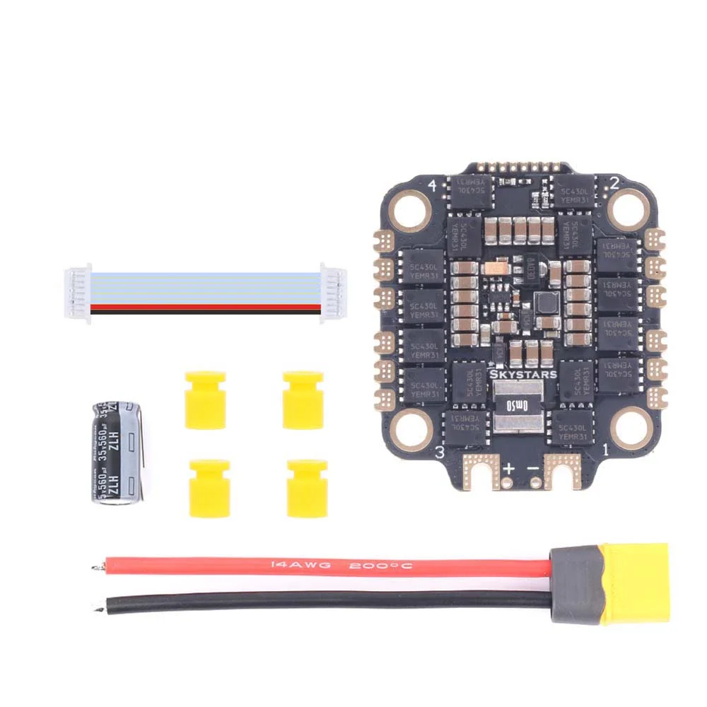 Skystars RC KO60 60A 3-6S AM32 128K Dshot1200 4-in-1 ESC - 30x30mm - Image 7