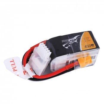 Tattu 14.8V 75C 4S1P 450mAh Lipo Battery Pack with XT30 Plug - Image 3